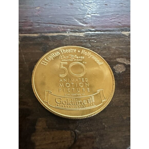 Disney Tangled Token El Capitan Theater Hollywood Walt Disney Animated Pictures - Picture 2 of 4